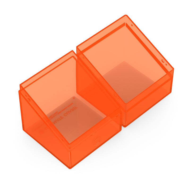 Boulder Deck Case 100+ - Clear Poppy Topaz (Orange)