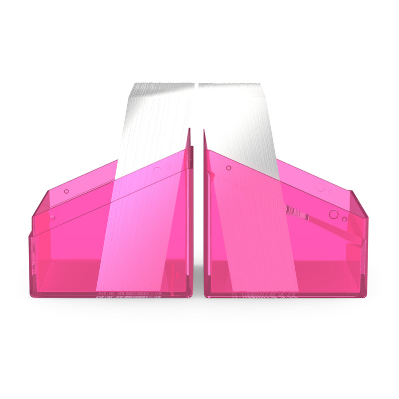 Boulder Deck Case 100+ - Clear Rhodonite (Pink)