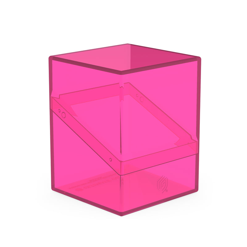 Boulder Deck Case 100+ - Clear Rhodonite (Pink)