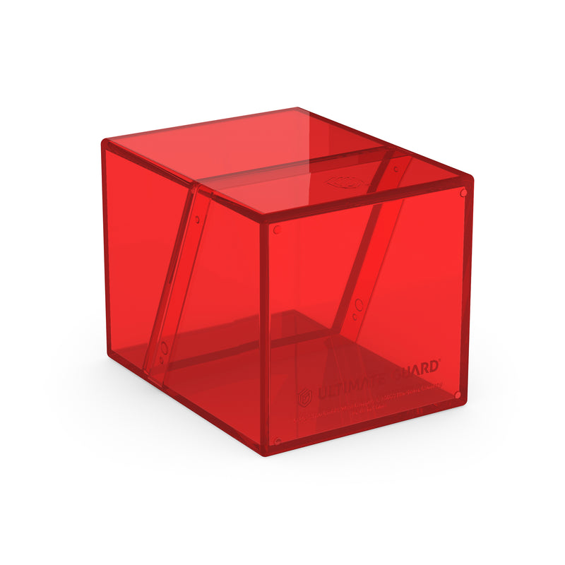 Boulder Deck Case 100+ - Clear Ruby (Red)
