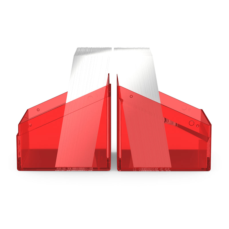Boulder Deck Case 100+ - Clear Ruby (Red)