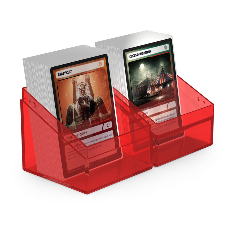 Boulder Deck Case 100+ - Clear Ruby (Red)