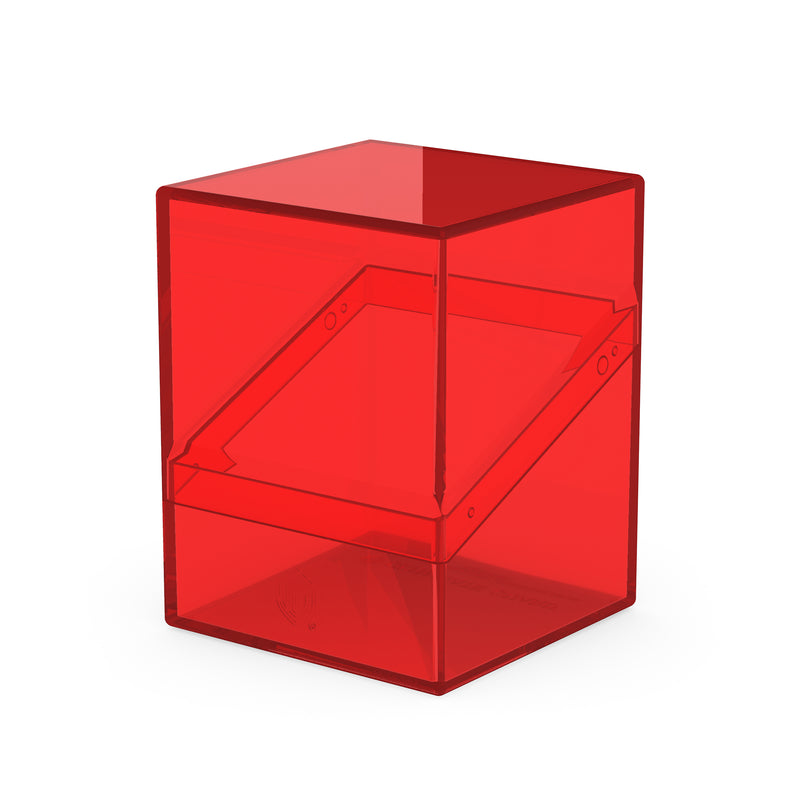 Boulder Deck Case 100+ - Clear Ruby (Red)
