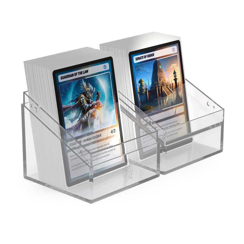 Boulder Deck Case 100+ Standard Cards - Clear Transparent