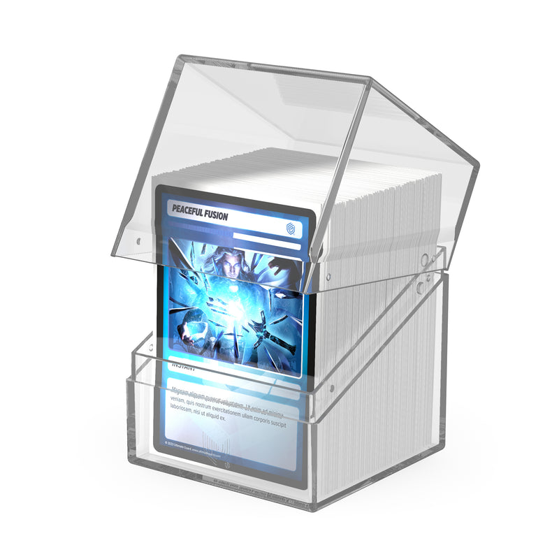 Boulder Deck Case 100+ Standard Cards - Clear Transparent