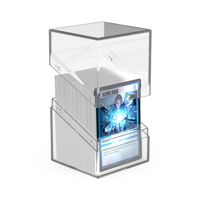 Boulder Deck Case 100+ Standard Cards - Clear Transparent