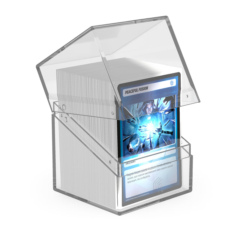 Boulder Deck Case 100+ Standard Cards - Clear Transparent