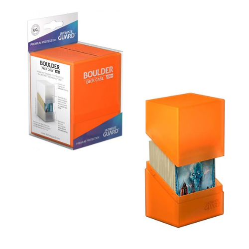 Boulder Deck Case 80+ - Poppy Topaz (Orange)