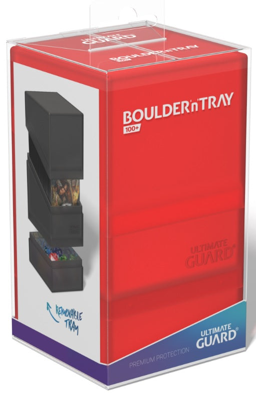Boulder N Tray Deck Case 100+ - Ruby (Red)