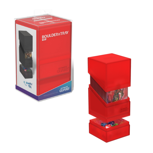 Boulder N Tray Deck Case 100+ - Ruby (Red)