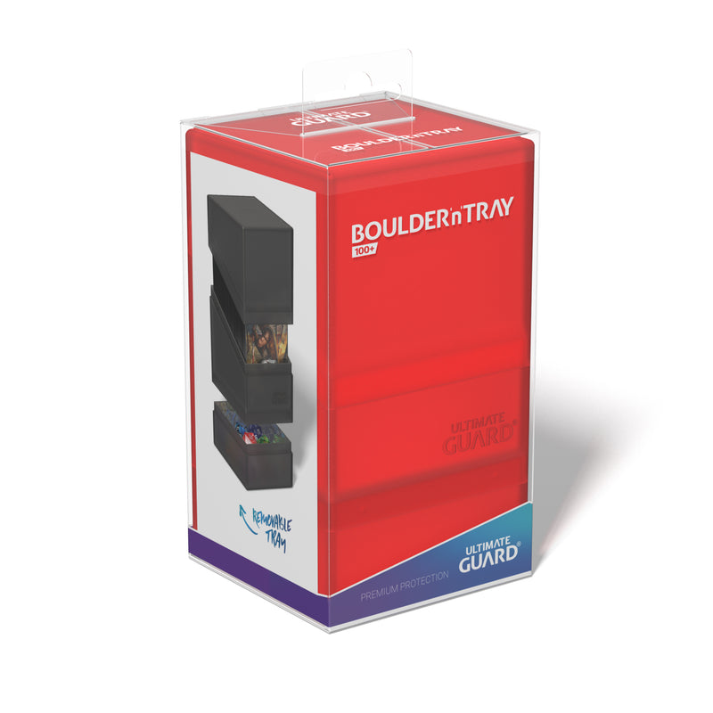 Boulder N Tray Deck Case 100+ - Ruby (Red)