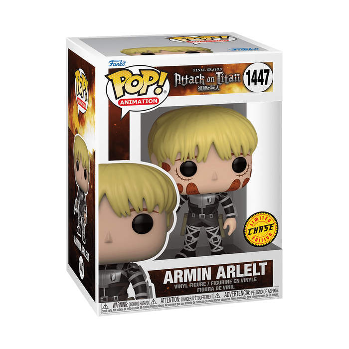 CHASE Funko Pop Attack On Titan 1447 Armin Arlelt Chase Limited Edition