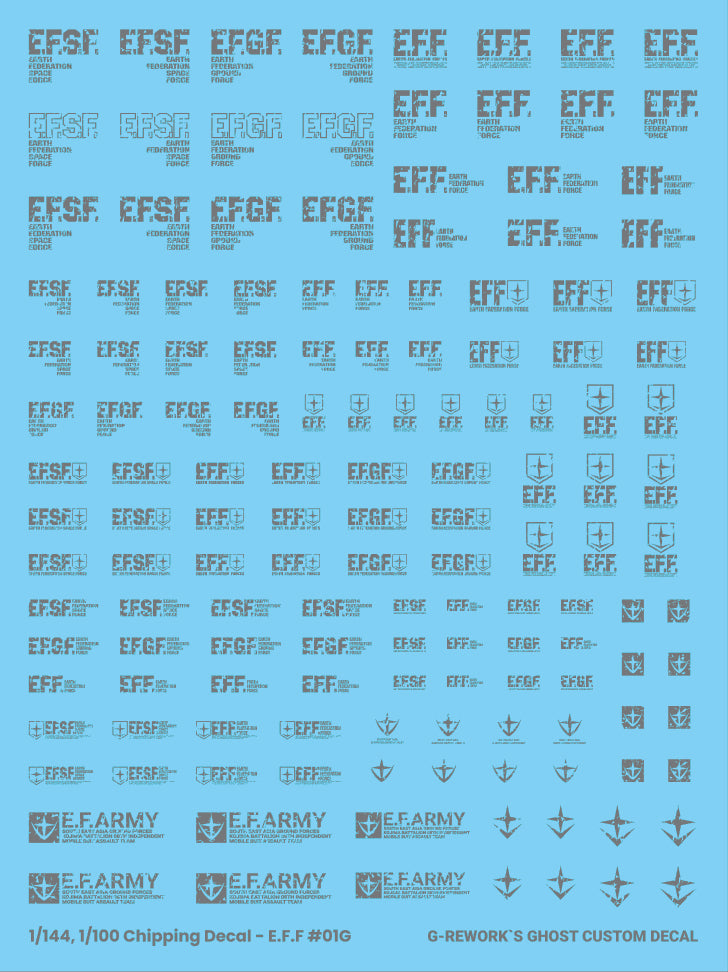 G-Rework Decal - Chipping Decal EFF 01 Gray