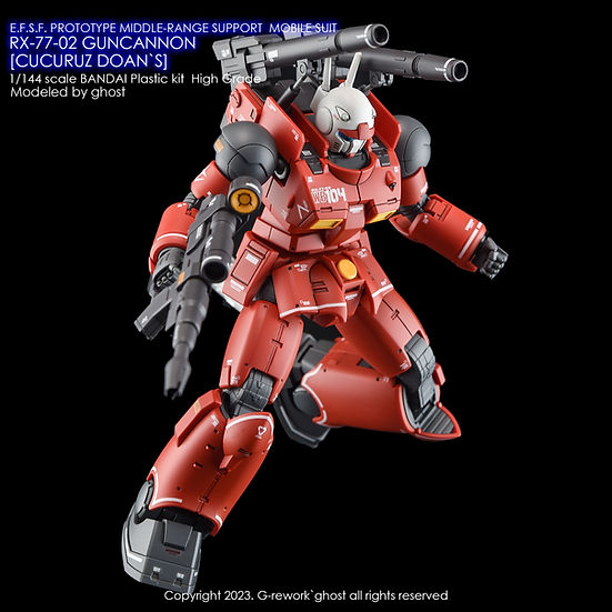 G-Rework Decal - [HG] RX-77-02 Guncannon [Cucuruz Doan's]