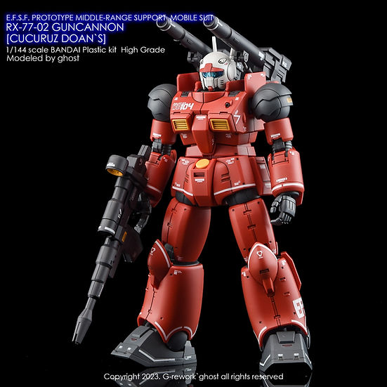 G-Rework Decal - [HG] RX-77-02 Guncannon [Cucuruz Doan's]