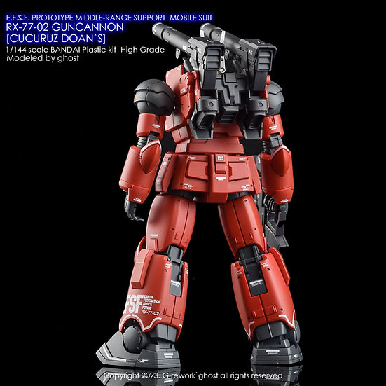 G-Rework Decal - [HG] RX-77-02 Guncannon [Cucuruz Doan's]