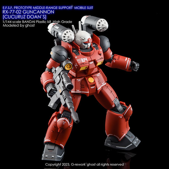 G-Rework Decal - [HG] RX-77-02 Guncannon [Cucuruz Doan's]