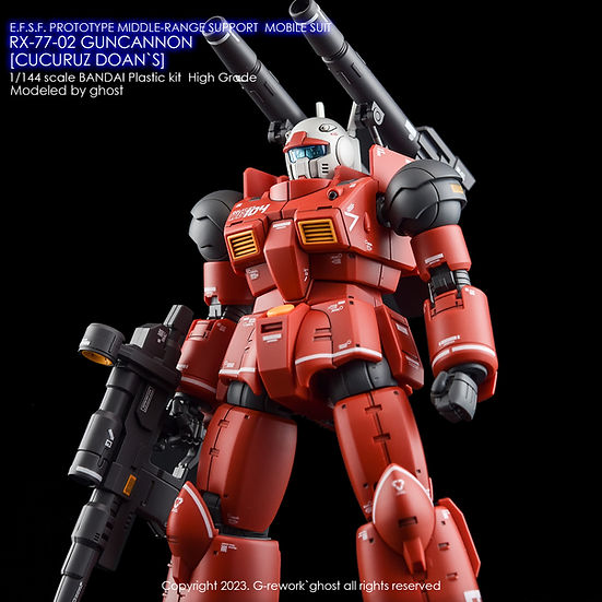 G-Rework Decal - [HG] RX-77-02 Guncannon [Cucuruz Doan's]