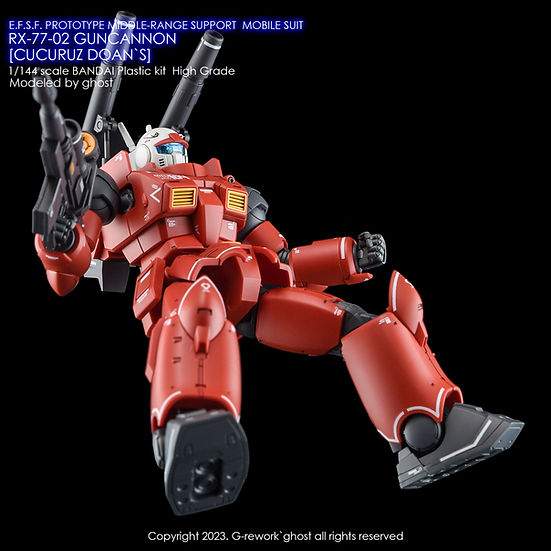 G-Rework Decal - [HG] RX-77-02 Guncannon [Cucuruz Doan's]