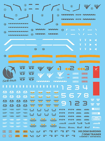 G-Rework Decal - [HG] [WFM] Demi Barding (Demi Series)