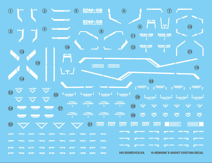 G-Rework Decal - [HG] [WFM] Gundvolva