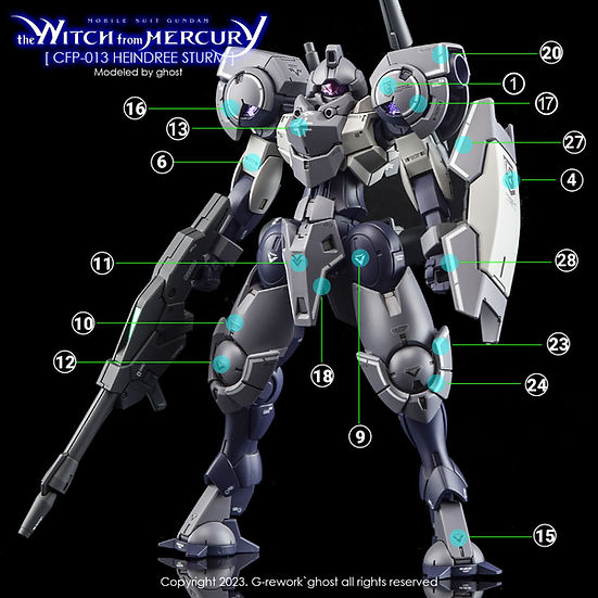 G-Rework Decal - [HG] [WFM] Heindree Sturm