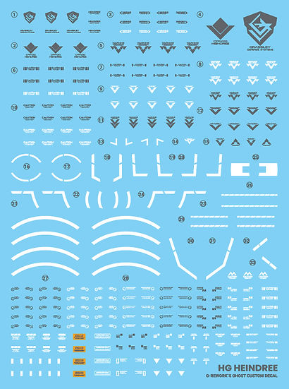G-Rework Decal - [HG] [Witch From Mercury] Heindree