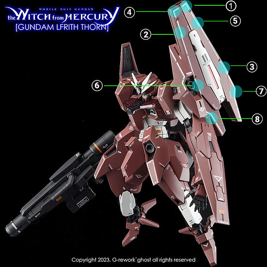 G-Rework Decal - [HG] [Witch From Mercury] Lfrith Thorn