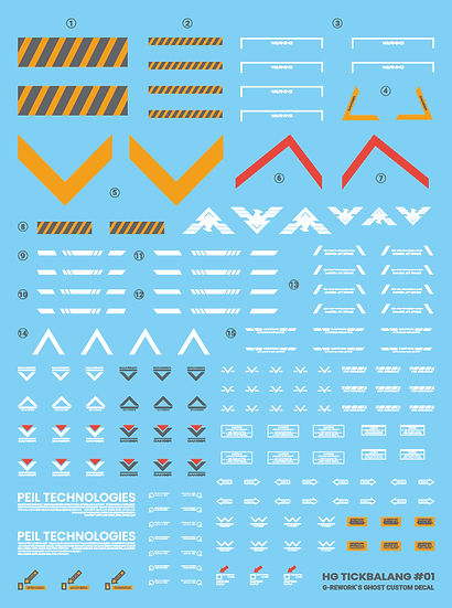 G-Rework Decal - [HG] [Witch From Mercury] Tickbalang
