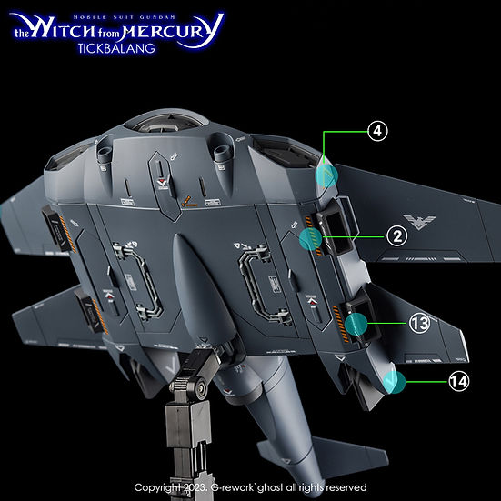 G-Rework Decal - [HG] [Witch From Mercury] Tickbalang