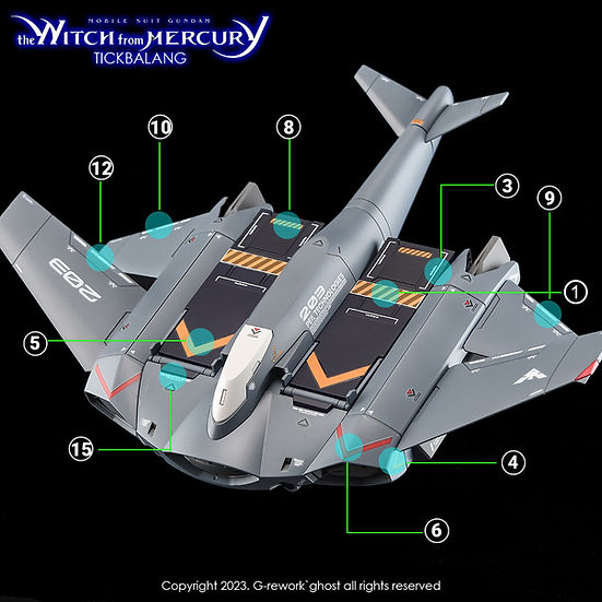 G-Rework Decal - [HG] [Witch From Mercury] Tickbalang