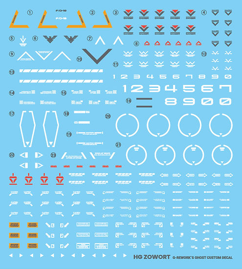 G-Rework Decal - [HG] [Witch From Mercury] Zowort