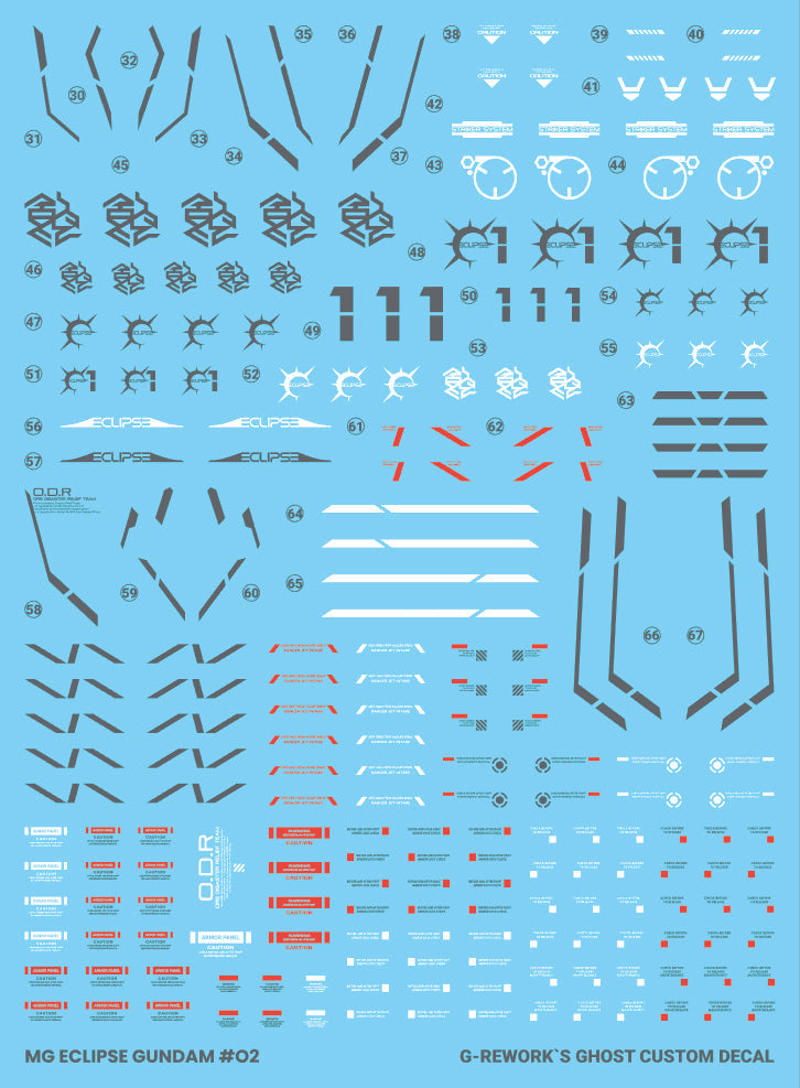 G-Rework Decal - [MG] Eclipse Gundam