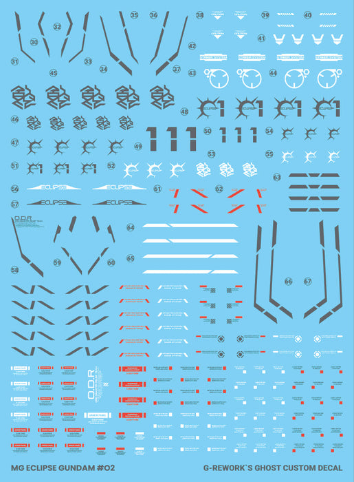 G-Rework Decal - [MG] Eclipse Gundam