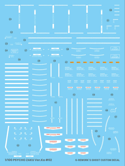 G-Rework Decal - [MG] Psycho Zaku [Thunder Bolt Ver.]