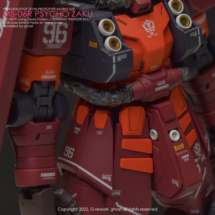 G-Rework Decal - [MG] Psycho Zaku [Thunder Bolt Ver.]