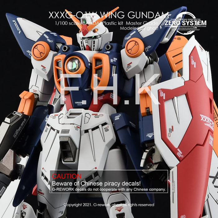 G-Rework Decal - [MG] Wing Gundam TV Ver.