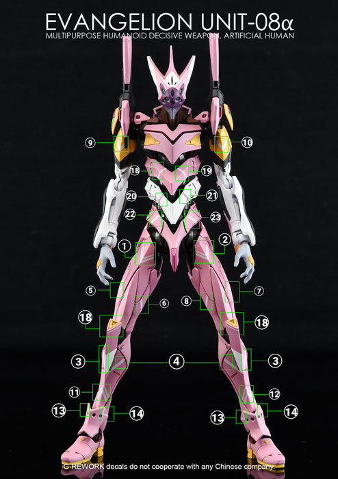 G-Rework Decal - [RG] Evangelion Unit-08