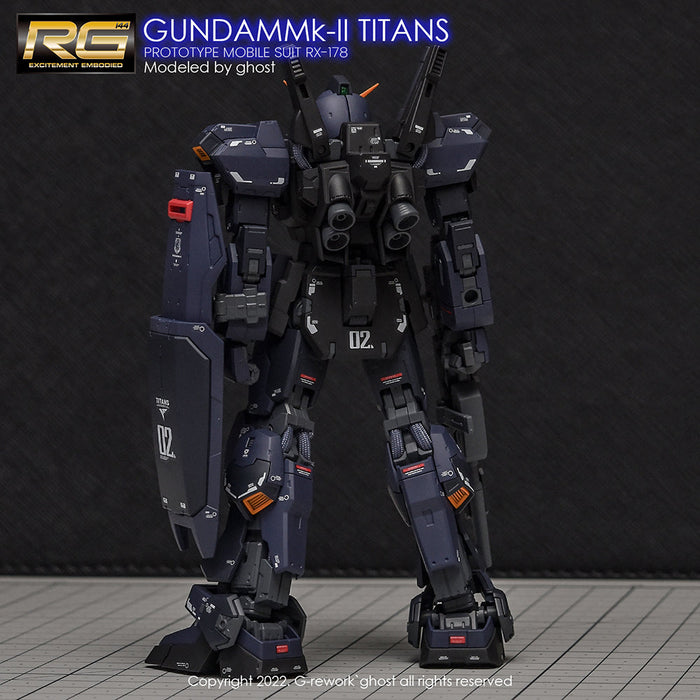 G-Rework Decal - [RG] RX-178 MK-II Gundam [Titans]