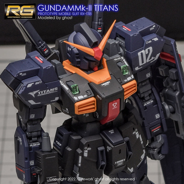 G-Rework Decal - [RG] RX-178 MK-II Gundam [Titans]