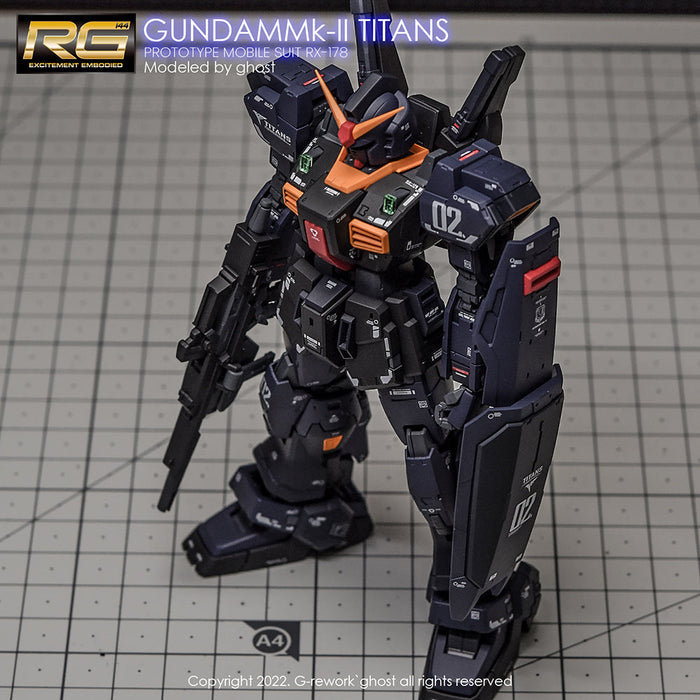 G-Rework Decal - [RG] RX-178 MK-II Gundam [Titans]