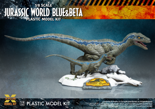 Plastic Kit - Verociraptor Blue & Beta - Jurassic World: Dominion 1/8