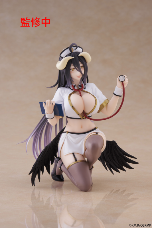 Desktop Cute - Albedo (Nurse Ver.) - Overlord