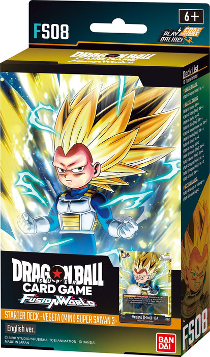 Dragon Ball Super CG - Fusion World Starter Deck - Vegeta (Mini) Super Saiyan 3 [FS08]