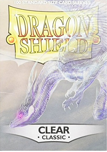 Dragon Shield - Clear - 100 Count Standard Size Card Sleeves
