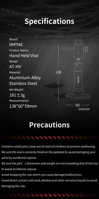 Dspiae AT-HV Hand-Held Mini Vise