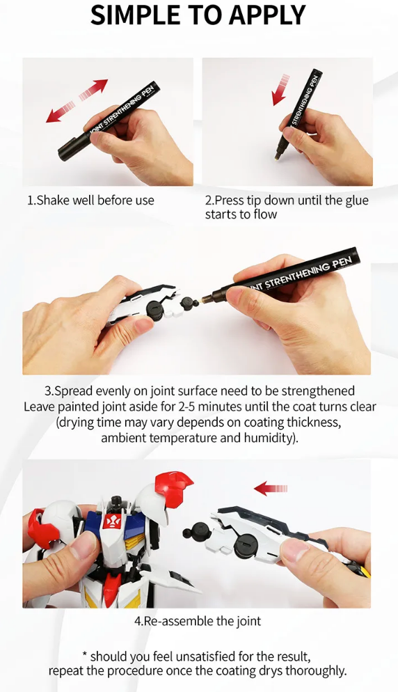 Dspiae BP-SP Plastic Ball Joint Strengthening Pen
