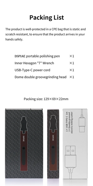 Dspiae ES-P Portable Oni Electric Grinder