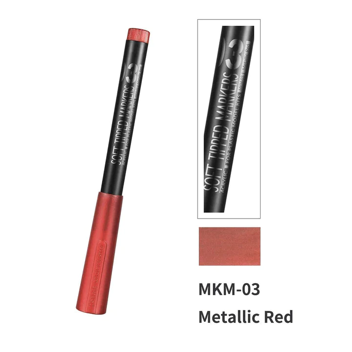 Dspiae Marker Pen MKM-03 - Metallic Red