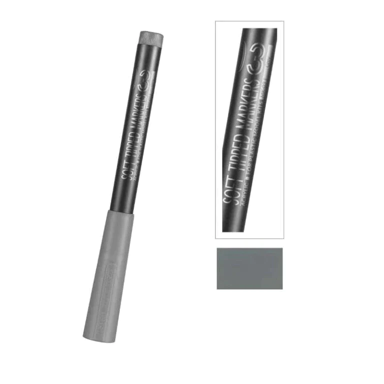 Dspiae Soft Tipped Markers MK-03 - Grey